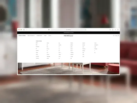 Sklep Novelle – tabela wymiarów i specyfikacja mebla