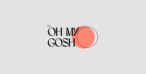 Logo The Oh My Gosh – branding marki kosmetycznej wykonany przez digital grow